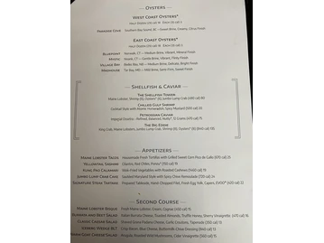 Eddie V's Prime Seafood menu photo