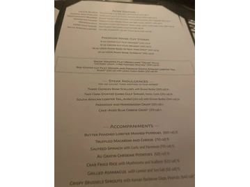 Eddie V's Prime Seafood menu photo
