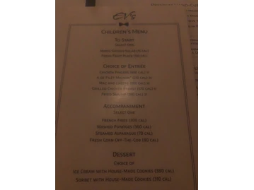Eddie V's Prime Seafood menu photo