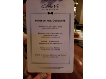Eddie V's Prime Seafood menu photo