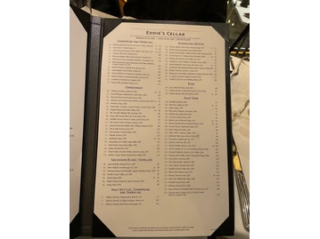 Eddie V's Prime Seafood menu photo