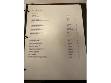 Edge Steakhouse menu photo