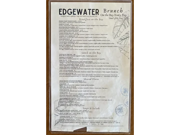 Edgewater Grill menu photo
