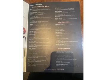 Eiko's Sushi menu photo