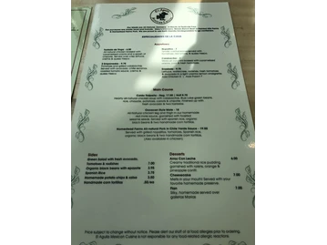 El Aguila Méxican Cuisine menu photo