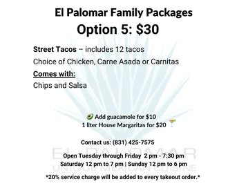 El Palomar menu photo
