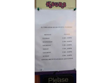 El Toreador menu photo