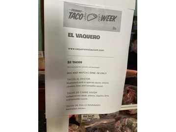 El Vaquero Mexican Restaurant menu photo