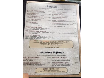 El Zarape Mexican Restaurant menu photo