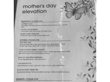 Elevation Chophouse & Skybar menu photo