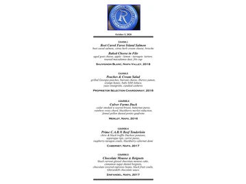 Eleven South menu photo