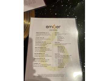 Ember Korean Steakhouse menu photo