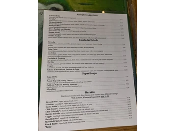 Enrique's Mexican Restaurant menu photo