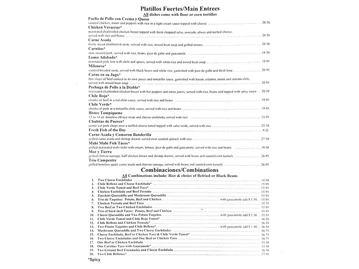 Enrique's Mexican Restaurant menu photo