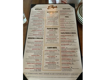 Enzo's Bistro and Bar menu photo