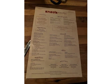 Enzo's Hideaway Tunnel Bar menu photo