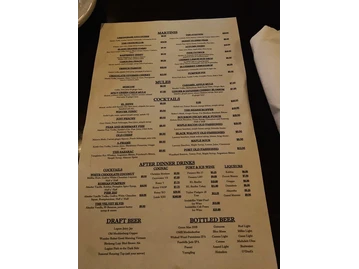 Epic Chophouse menu photo