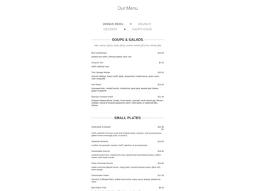 Epping's on Eastside menu photo