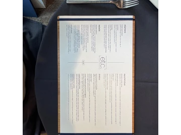 etc. restaurant menu photo