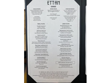 Ettan menu photo