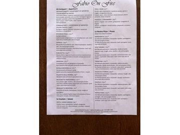 Fabio On Fire menu photo