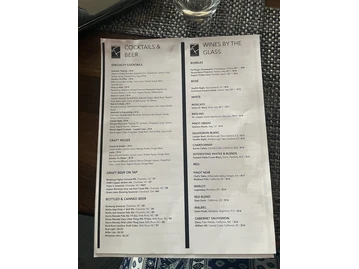 Fahrenheit Charlotte menu photo