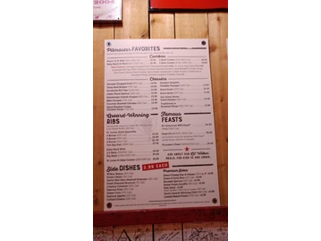 Famous Dave's Bar-B-Que menu photo
