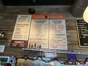 Farm Burger Huntsville menu photo