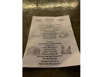 Farmer's Table La Mesa menu photo