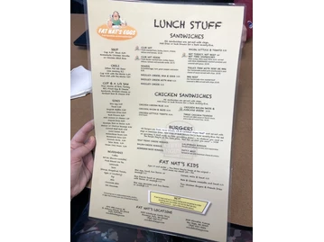 Fat Nat's Eggs NEW HOPE menu photo