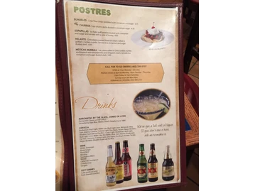 Fernando's menu photo