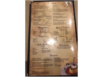 Fiesta Mariachi menu photo