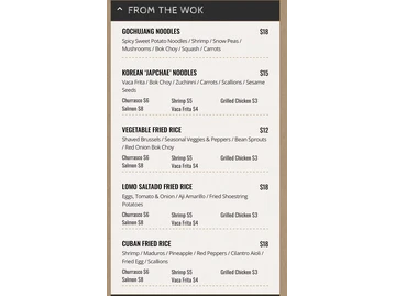 Finka Table & Tap menu photo