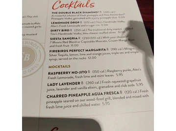 Firebirds Wood Fired Grill menu photo