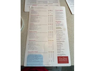 Firebirds Wood Fired Grill menu photo
