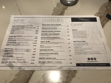 Fireproof Restaurant menu photo