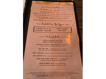 Fish Hopper menu photo