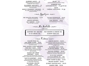 Fish Hopper menu photo