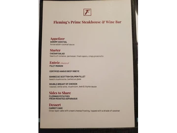 Fleming’s Prime Steakhouse & Wine Bar menu photo