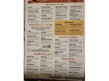 Flying Star Cafe menu photo