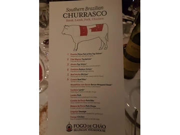 Fogo de Chão Brazilian Steakhouse menu photo
