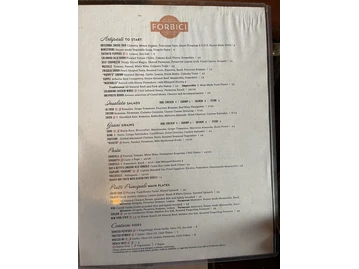 Forbici Modern Italian menu photo