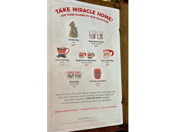 Forgotten Tonic menu photo
