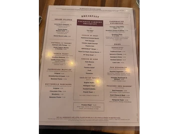 Founding Farmers DC menu photo