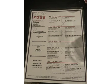 Four by Brother Luck menu photo