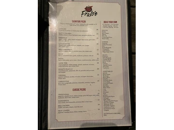 Fralo's® menu photo