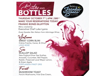 Frankie Bones Bluffton menu photo