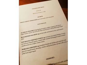 Frazer's Restaurant & Lounge menu photo