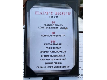 Freda's Seafood Grille menu photo
