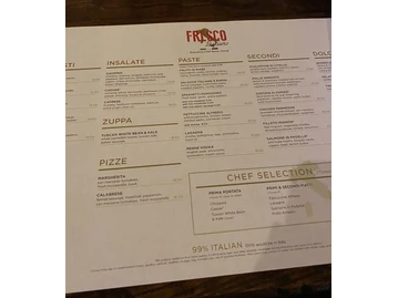 Fresco Italiano menu photo